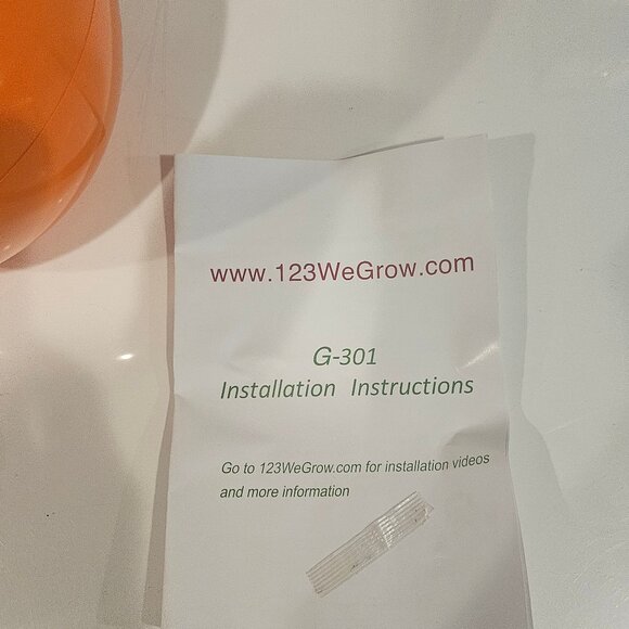 123 We Grow Orange Egg Shaped Hyproponic Indoor Garden System LED Lights - Picture 10 of 10